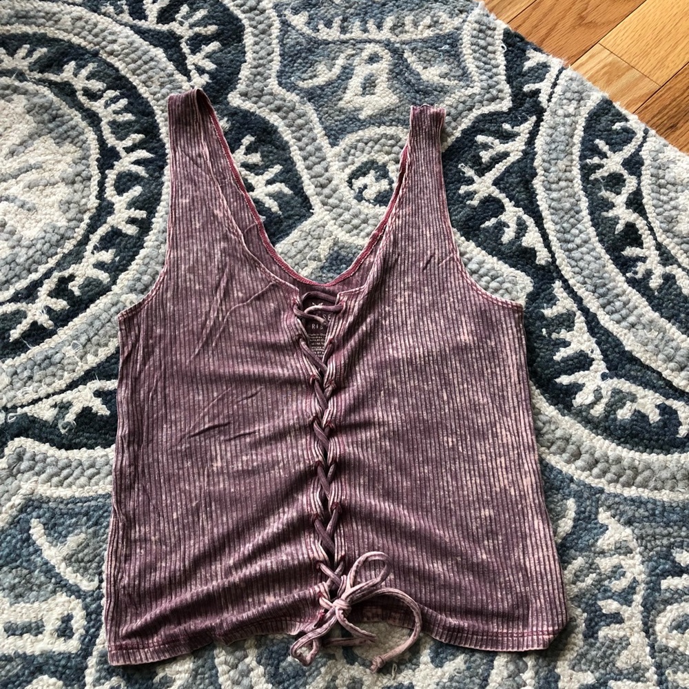 Ribbed tank top